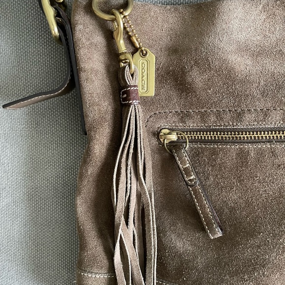 Coach Bags Coach Brown Suede Crossbody Poshmark